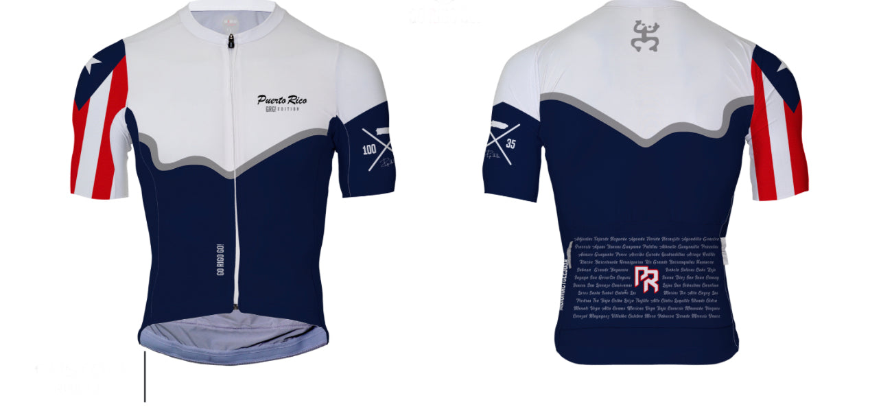 GO RIGO GO! CYCLING JERSEY KM100 PUERTO RICO EDITION
