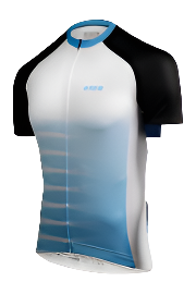 GO RIGO GO!  CYCLING JERSEY KM50 BLEU