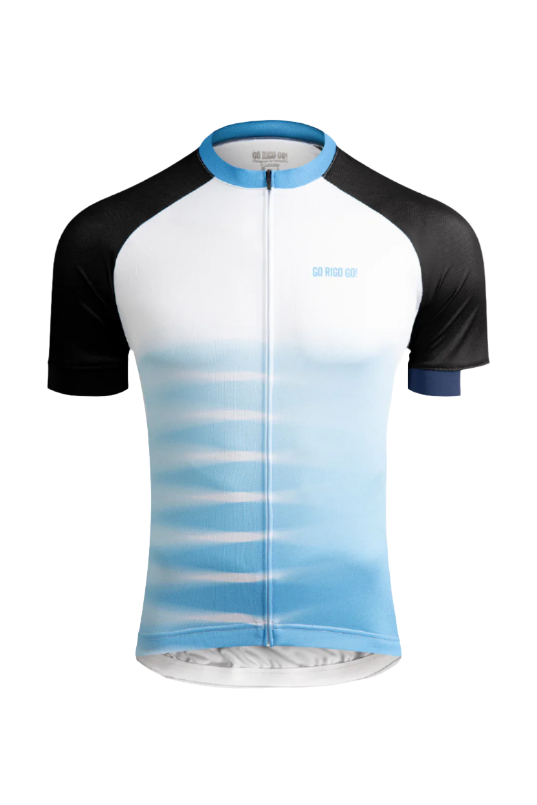 GO RIGO GO!  CYCLING JERSEY KM50 BLEU